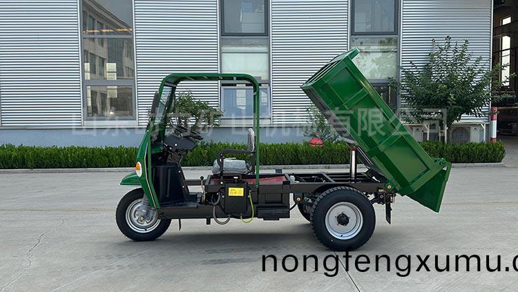 工(gong)廠轉(zhuan)運(yun)電(dian)動(dong)自卸(xie)三(san)輪車(che)
