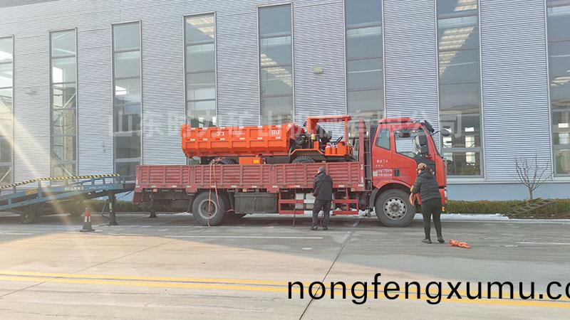 12噸(dun)鑛(kuang)用(yong)井下(xia)自卸(xie)車髮貨(huo)山東某(mou)鑛山